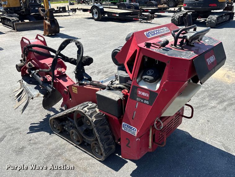 image for item DU0418 Toro STX 26 stump grinder