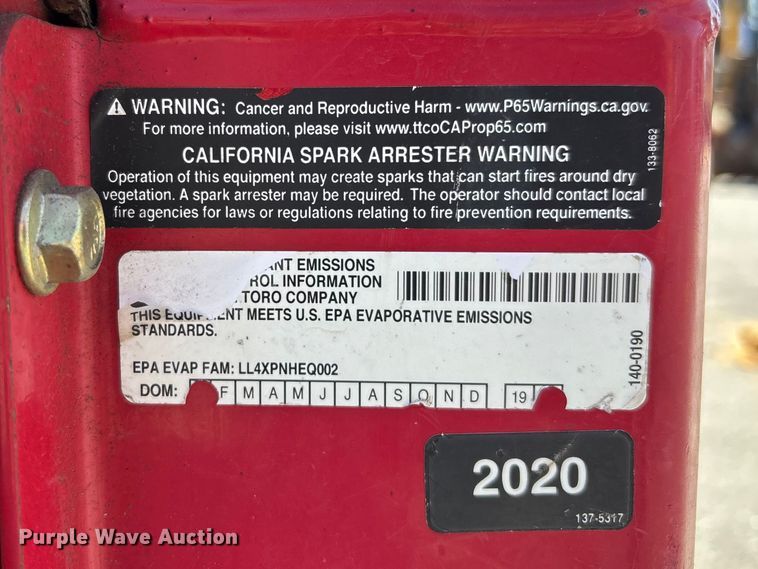 image for item DU0418 Toro STX 26 stump grinder