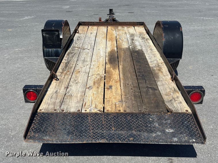 image for item DU0419 2020 Region Welding tilt deck utility trailer