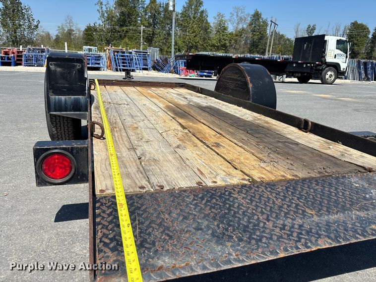 image for item DU0419 2020 Region Welding tilt deck utility trailer