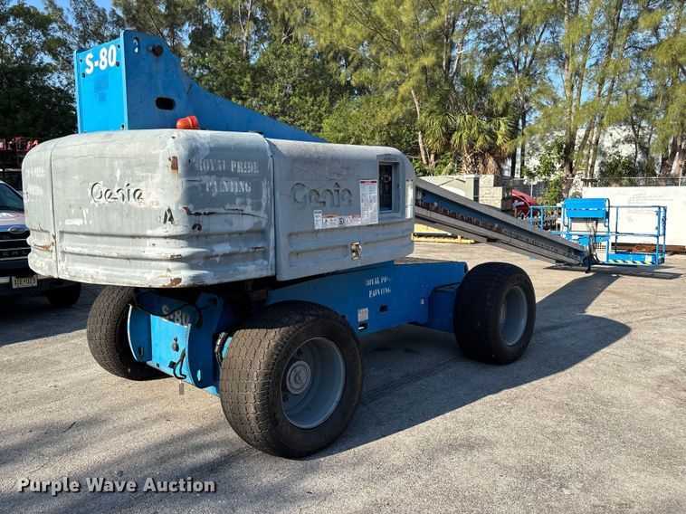 image for item DU0445 2008 Genie S-80 boom lift