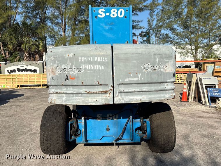 image for item DU0445 2008 Genie S-80 boom lift