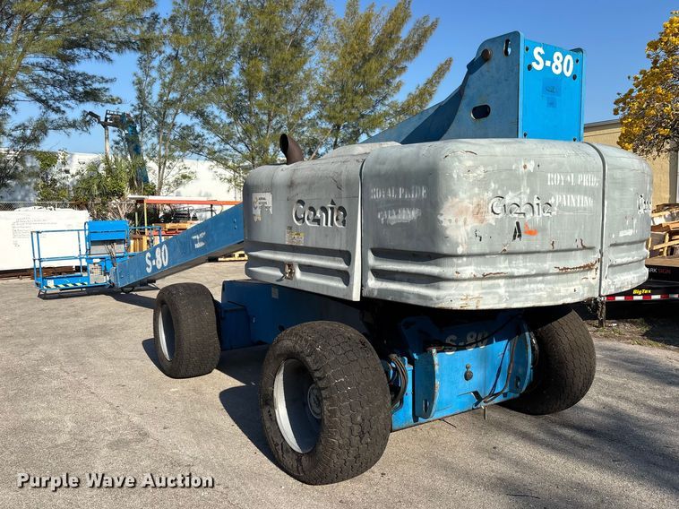 image for item DU0445 2008 Genie S-80 boom lift