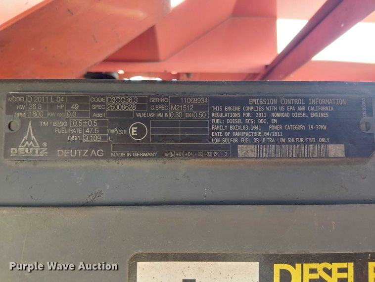 image for item DU3047 2007 Snorkel TB60 boom lift