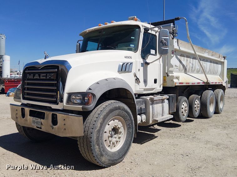 image for item DU3102 2017 Mack Granite GU713 dump truck