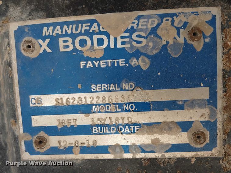 image for item DU3102 2017 Mack Granite GU713 dump truck