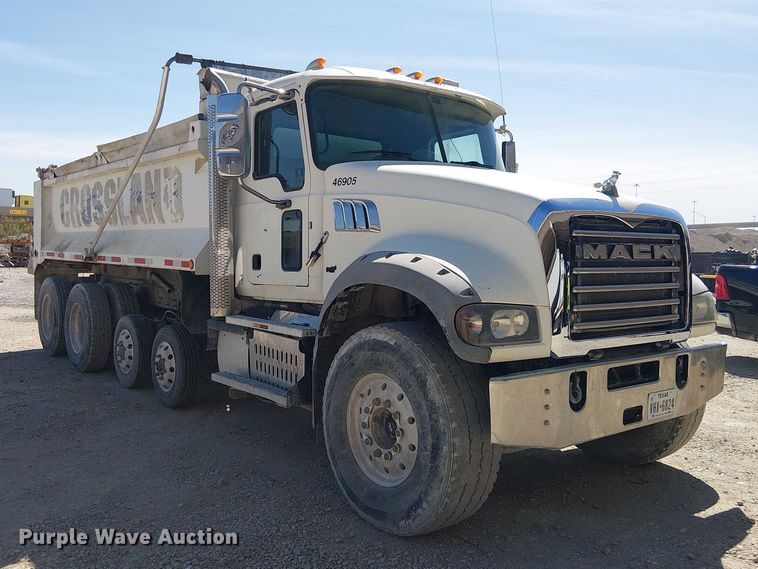 image for item DU3103 2017 Mack Granite GU713 dump truck
