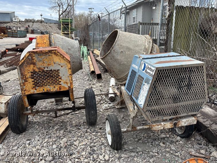 image for item DZ3510 (2) concrete mixers