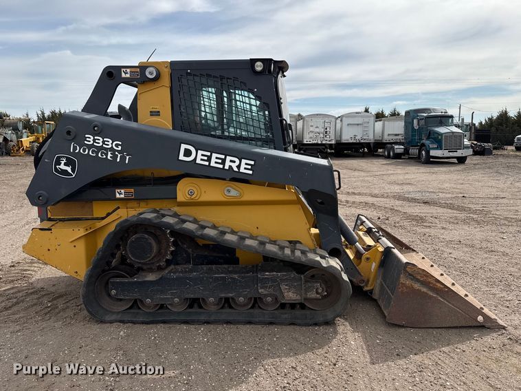 image for item DZ5314 2018 John Deere 333G tracked skid steer loader