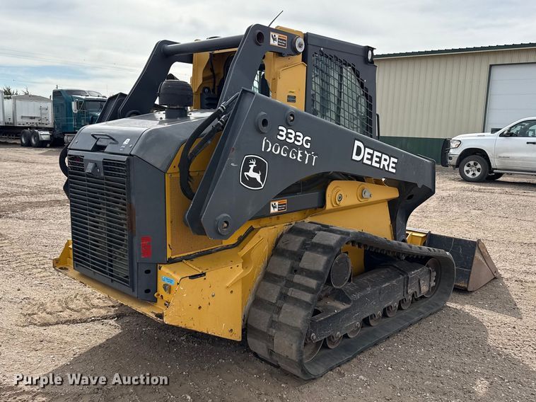 image for item DZ5314 2018 John Deere 333G tracked skid steer loader