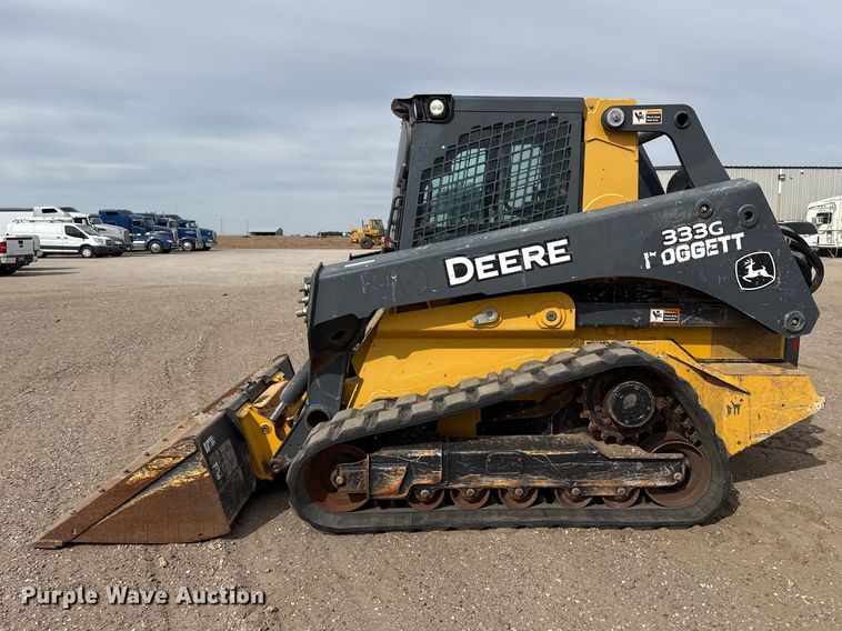 image for item DZ5314 2018 John Deere 333G tracked skid steer loader