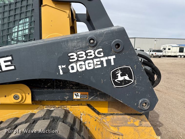 image for item DZ5314 2018 John Deere 333G tracked skid steer loader