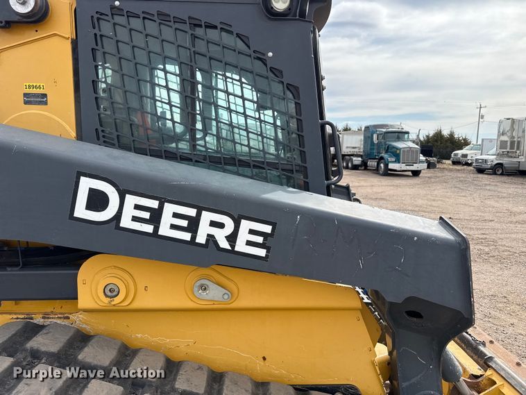 image for item DZ5314 2018 John Deere 333G tracked skid steer loader