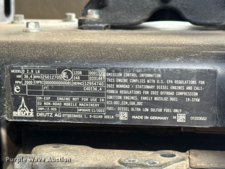 image for item DZ5315 2022 Thompson Pump Mfg pump