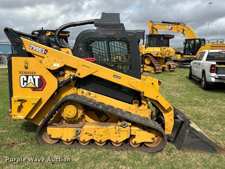 image for item EA7213 2020 Caterpillar 299D3 XE forestry tracked skid steer loader