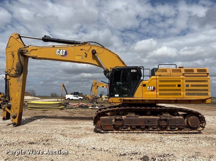 image for item EA7223 2021 Caterpillar 374 excavator
