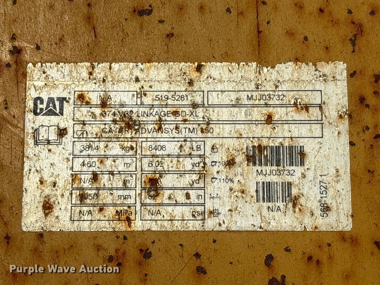 image for item EA7223 2021 Caterpillar 374 excavator