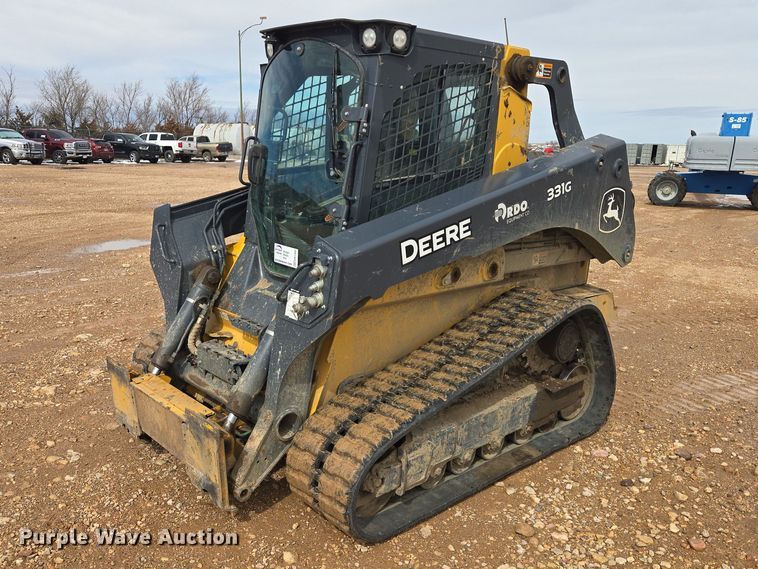 image for item EB1368 2021 John Deere 331G tracked skid steer loader