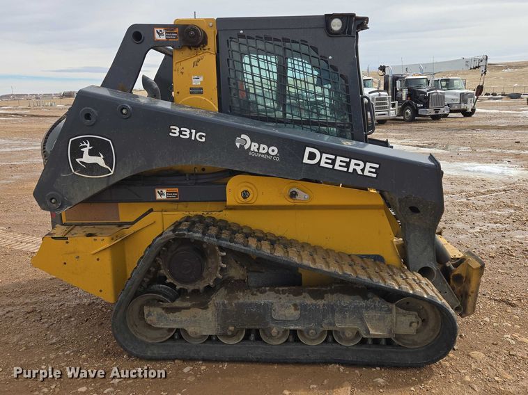 image for item EB1368 2021 John Deere 331G tracked skid steer loader