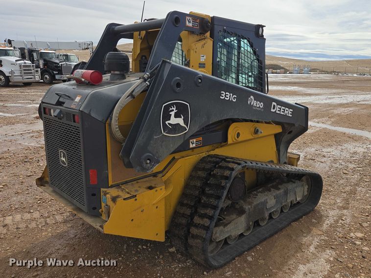 image for item EB1368 2021 John Deere 331G tracked skid steer loader