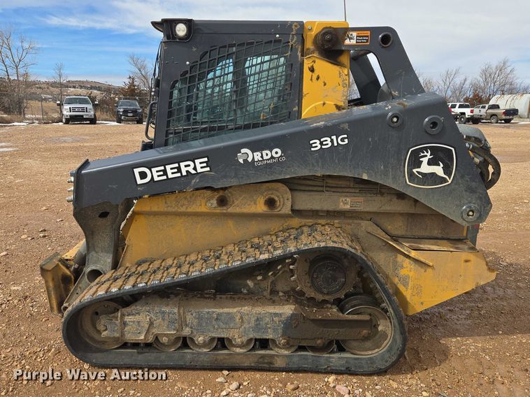 image for item EB1368 2021 John Deere 331G tracked skid steer loader