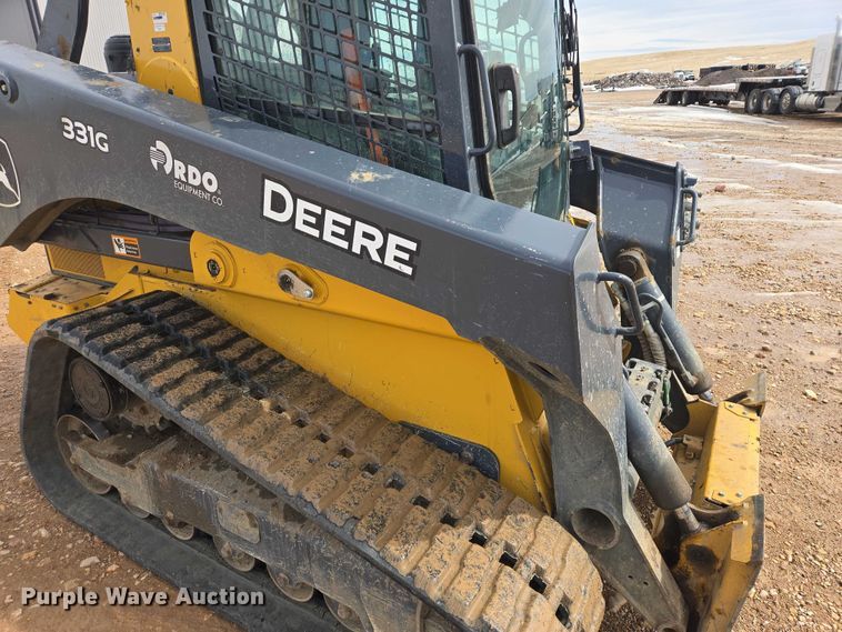 image for item EB1368 2021 John Deere 331G tracked skid steer loader