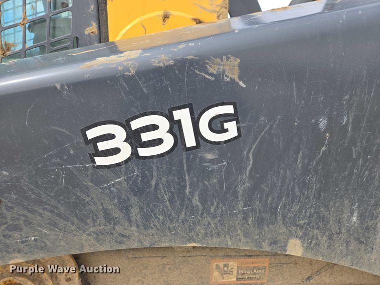 image for item EB1368 2021 John Deere 331G tracked skid steer loader