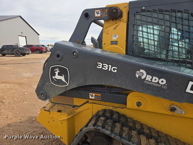 image for item EB1368 2021 John Deere 331G tracked skid steer loader