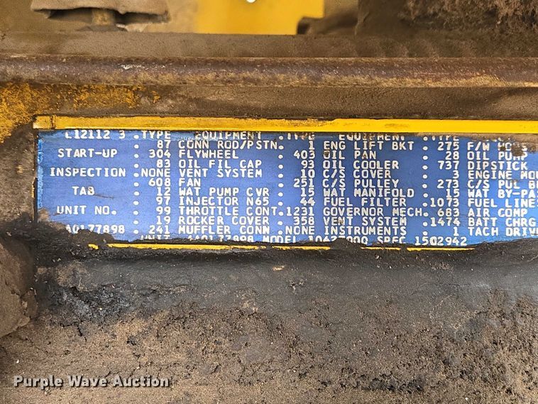 image for item EB1371 1972 Clark Michigan 75B wheel loader