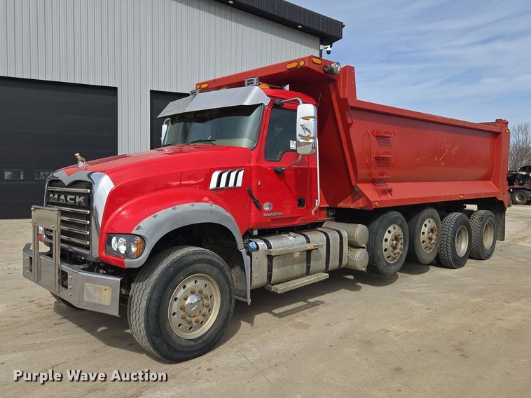 image for item EB1373 2018 Mack Granite GU713 dump truck