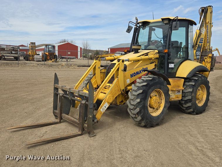 image for item EB1380 2006 Komatsu WB150 AWS backhoe
