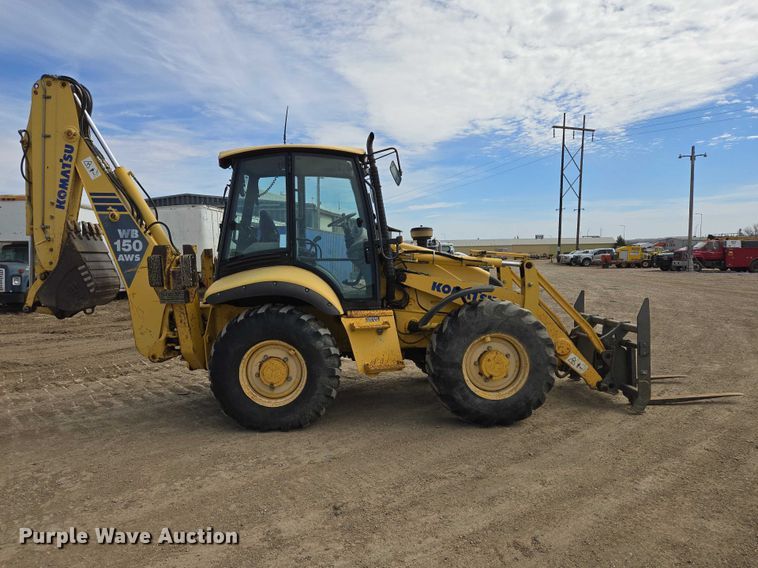 image for item EB1380 2006 Komatsu WB150 AWS backhoe