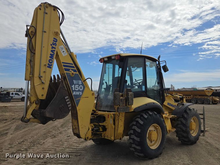 image for item EB1380 2006 Komatsu WB150 AWS backhoe