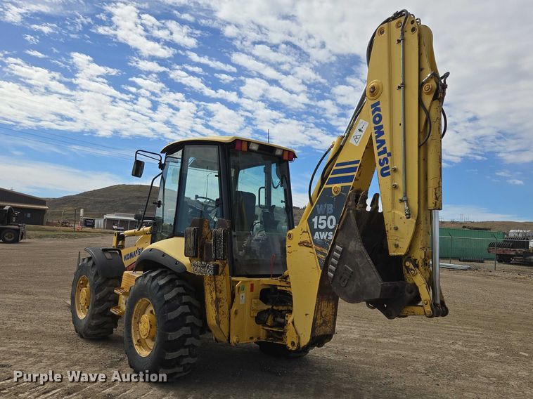 image for item EB1380 2006 Komatsu WB150 AWS backhoe