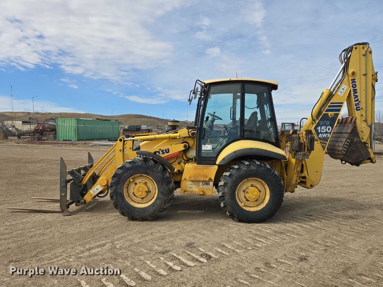 image for item EB1380 2006 Komatsu WB150 AWS backhoe