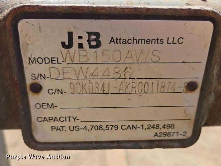 image for item EB1380 2006 Komatsu WB150 AWS backhoe