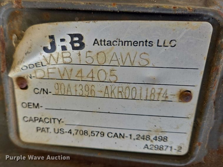 image for item EB1380 2006 Komatsu WB150 AWS backhoe