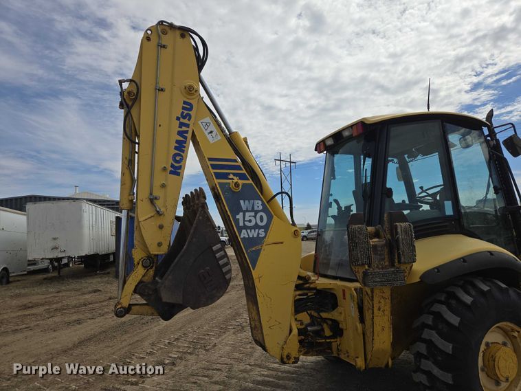 image for item EB1380 2006 Komatsu WB150 AWS backhoe