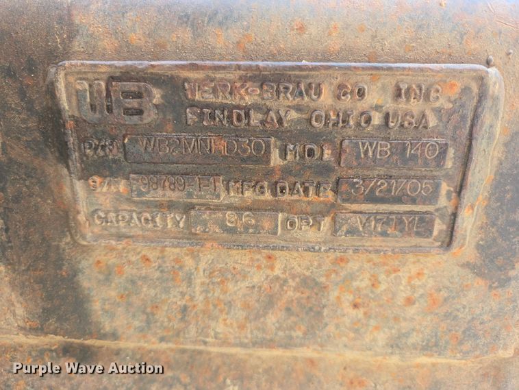 image for item EB1380 2006 Komatsu WB150 AWS backhoe