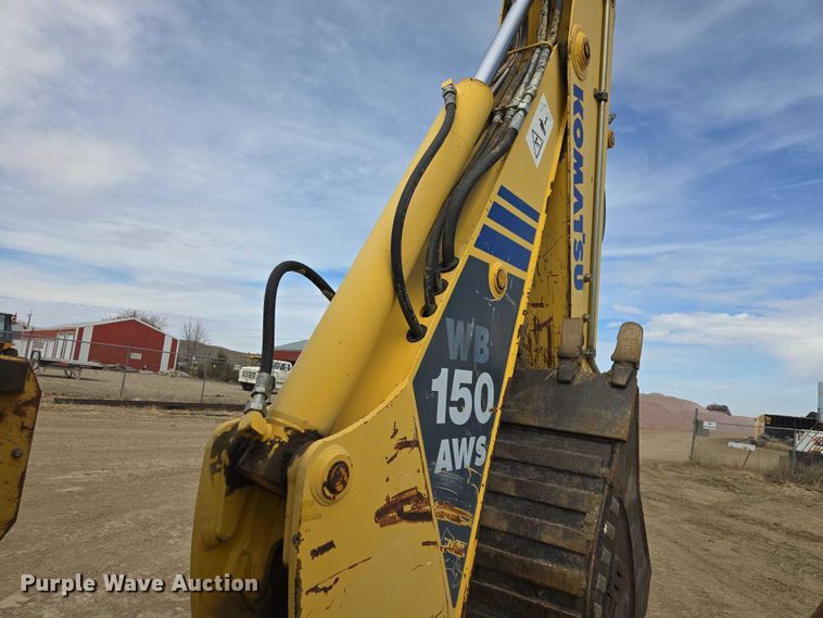 image for item EB1380 2006 Komatsu WB150 AWS backhoe