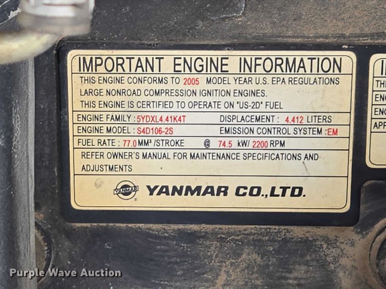image for item EB1380 2006 Komatsu WB150 AWS backhoe