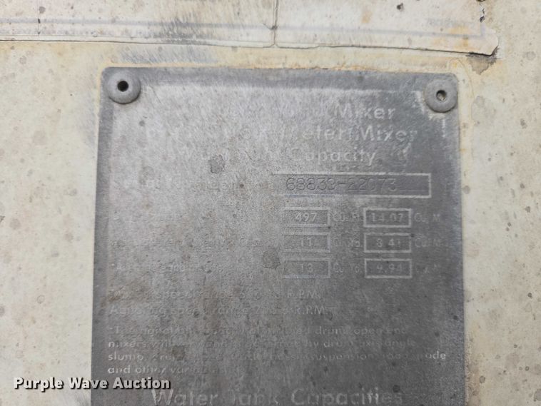 image for item EB1387 2004 Mack Granite CV713 ready mix truck