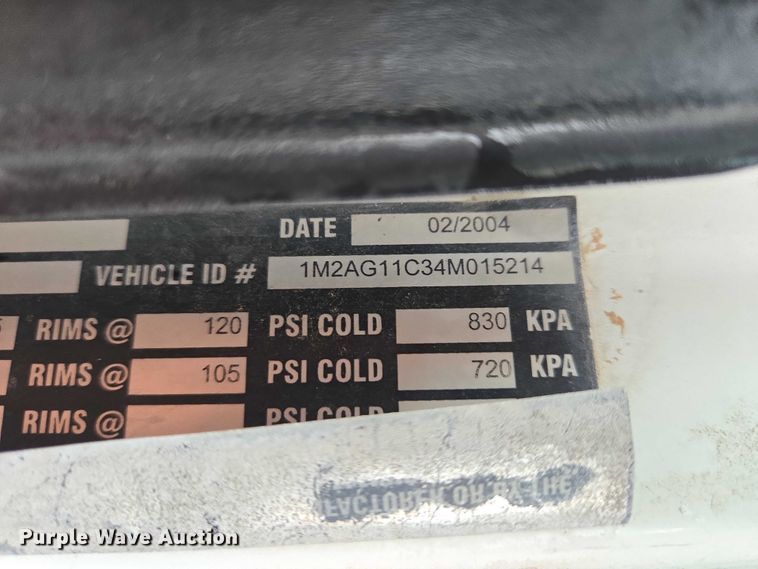 image for item EB1387 2004 Mack Granite CV713 ready mix truck