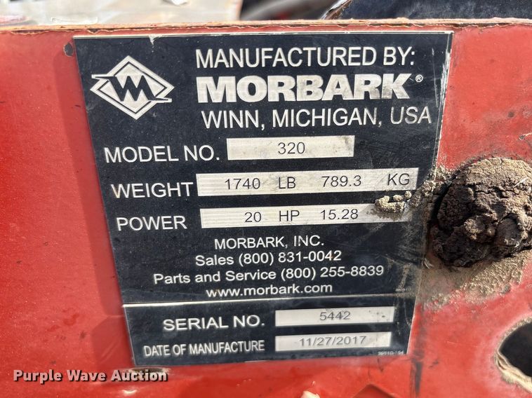 image for item EC8290 2017 Morbark Boxer 320 compact utility loader