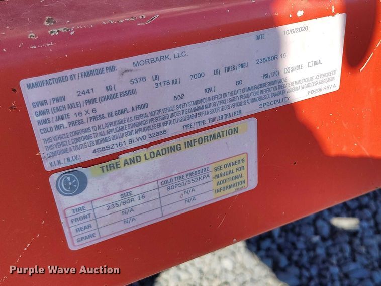 image for item EC8294 2020 Morbark Eeger Beever 1215 wood chipper