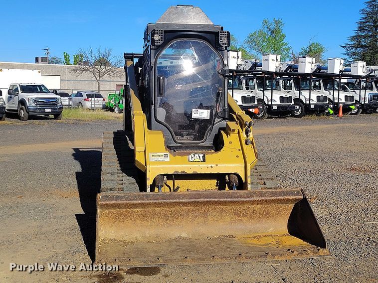 image for item EC8295 2019 Caterpillar 299D2 XHP tracked skid steer loader