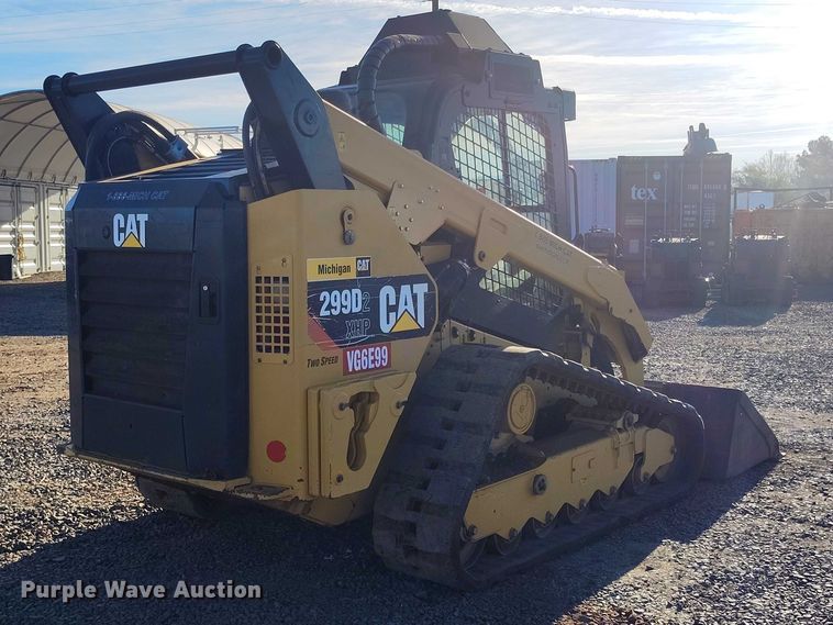 image for item EC8295 2019 Caterpillar 299D2 XHP tracked skid steer loader