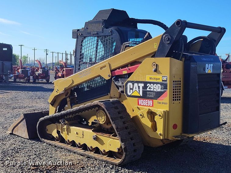 image for item EC8295 2019 Caterpillar 299D2 XHP tracked skid steer loader