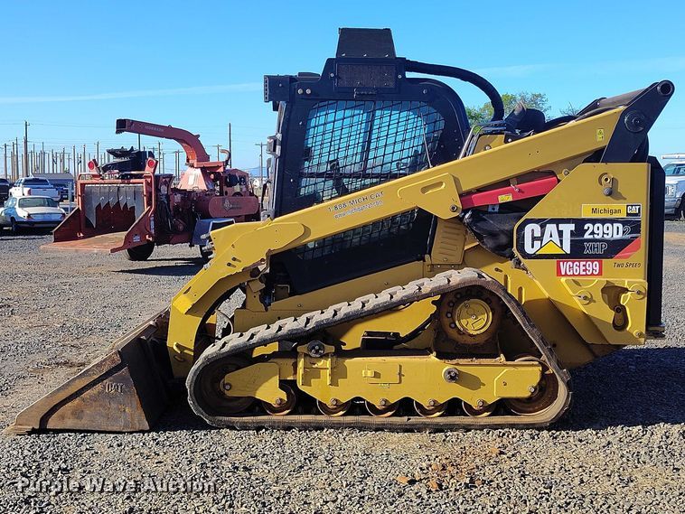 image for item EC8295 2019 Caterpillar 299D2 XHP tracked skid steer loader