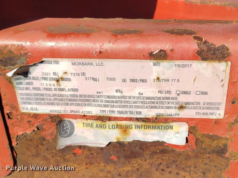 image for item EC8296 2017 Morbark Beever M15RX wood chipper